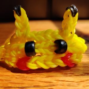 Rubber Band Bracelet, 6.5 inches, yellow 🟡